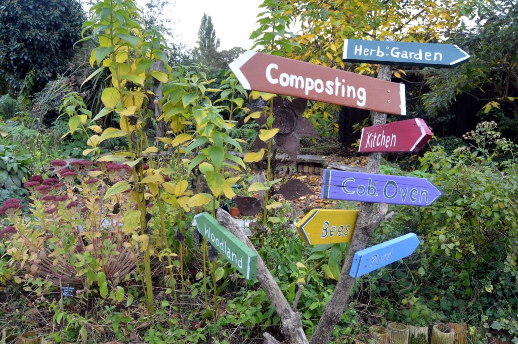 Brockwell Park Community Greenhouses Signpost - Bpcg Director